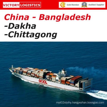 Shipping, Sea/Ocean Freight From Shenzhen/Guangzhou/Shanghai/Ningbo/Tianjin/Qingdao/Dalian China to Chittagong/Dhaka, Bangladesh